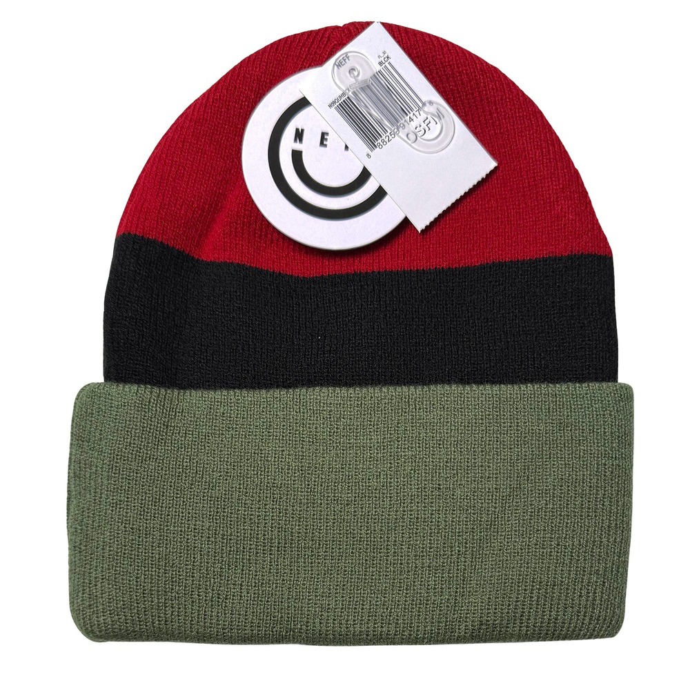 Neff Lawrence Big Bold Beanie - NWT Adult One Size Multicolor - #45360-K7